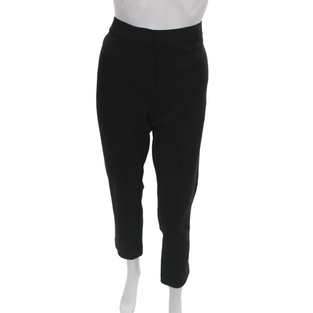 Derek Lam Women Cropped Capri Black Pants Viscose Blend Size 8